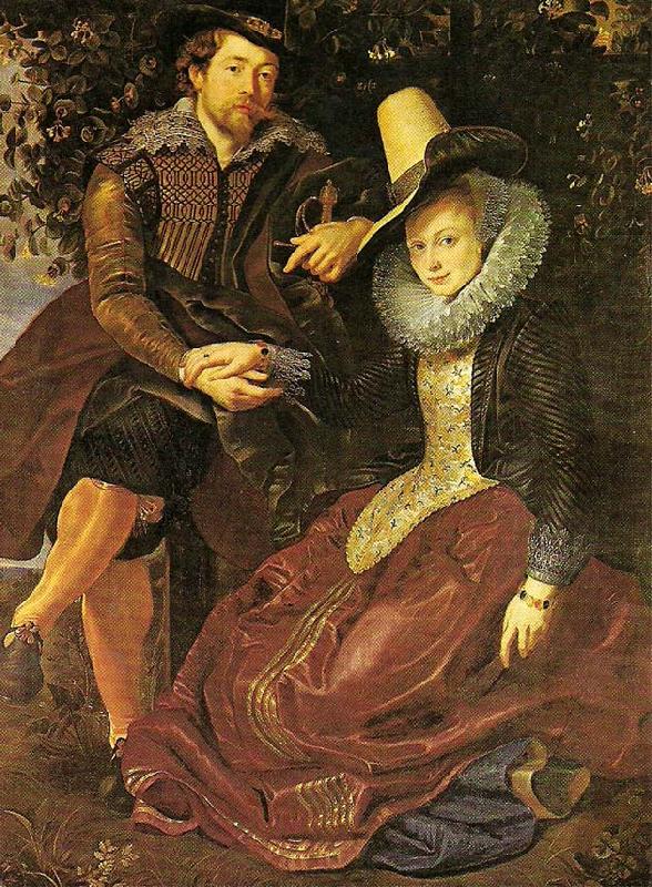 rubens and his wife isabella brandt, Peter Paul Rubens